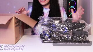 UNBOXING: My new SEX MACHINE - Agatha Dolly - Testing