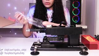 UNBOXING: My new SEX MACHINE - Agatha Dolly - Testing