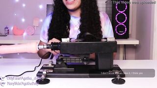 UNBOXING: My new SEX MACHINE - Agatha Dolly - Testing