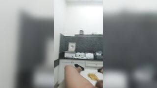 Young Women waxes cock