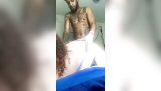 White women plowed by african dude