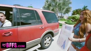 Slutty Long Melons BFFs Went On Streets To Seduce