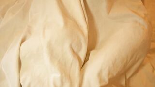 morning sex relaxation. close-up.