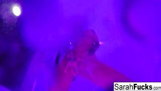 Artistic soak masturbation with bad booty inked mom!