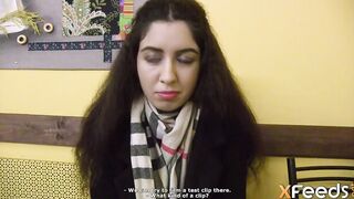 Fragile belle tricked in quick sex with so-called agent