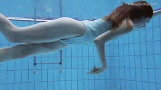 Striped swimsuit and tiny jugs 18 Anna Netrebko
