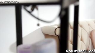 Katie caught step daughter Aria inside her room flicking the bean