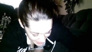 Ex Gf loses a bet and has to gives a fellatio
