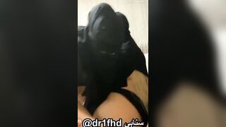 arab three-way inside niqab