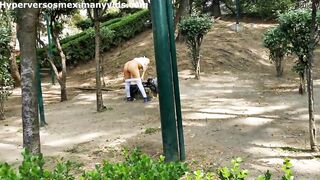 Mexican bimbo masturbates with a toy inside outdoor, exhibit, hyperversos,