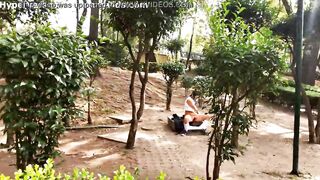 Mexican bimbo masturbates with a toy inside outdoor, exhibit, hyperversos,