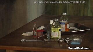Bombshell Blonde Dyke Sub Sensually Undressed And Finger Fucked
