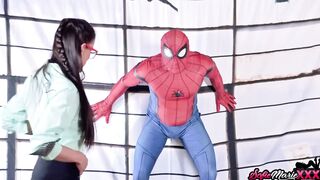 Milf Seductress Sofie Marie Blows Spider Mans Long Cock