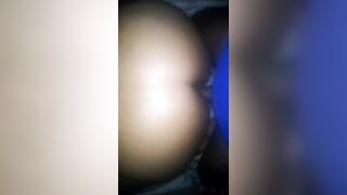 bbw anal red bone bouncing on BBC. Closet backdoor cum whore