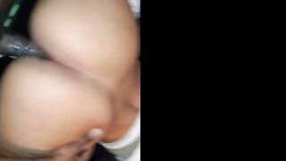 That lightskin thick butt bouncing off this cock
