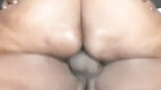 BBW African Rough Rides Jizzed two