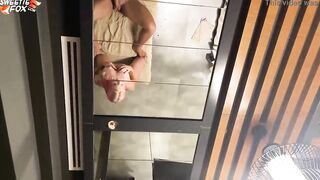 Masseuse Deep Blowing Penis Miscular Bro and Fucking - Cum