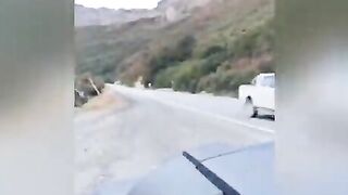 Fucking on the side of the road