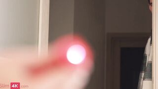 Slender eighteen enjoying anal sex with her bf
