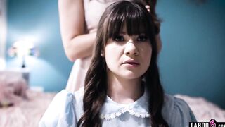 Groomed step daughter Alison Rey jealous on moms new bf