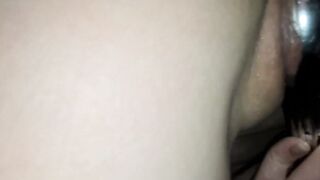 Anal bondage with my ex-wife, her asshole into detail
