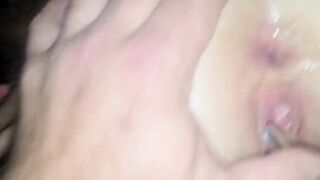 Anal bondage with my ex-wife, her asshole into detail