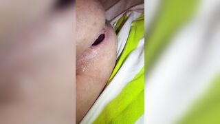 Honey asshole gets filled up