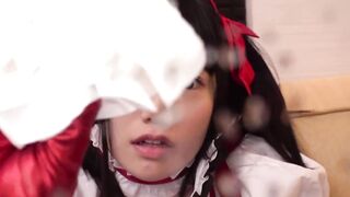 Adorable Japanese underground idol gets nailed with business client. Cutie