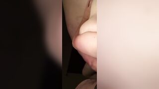 Ex-Wife bj for cum on boobs