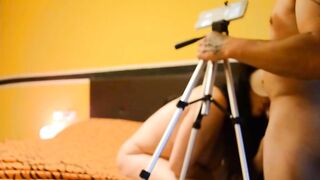 Secret web cam BIANCA ride and blowing