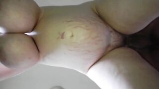 Preggo Breasts from Below
