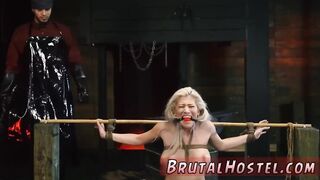 19 Year Old does first and 2 punk teen Huge-breasted platinum-blonde babe