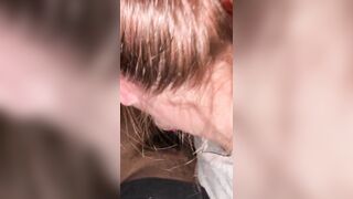 Big black cock enjoying oral sex was moving shy