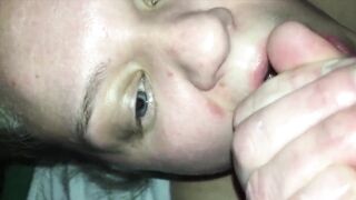 Compilation of Danish Amateur Sofie Blowing Older Dicks