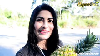 CarneDelMercado - Devora Robles Long Booty Colombian Gets Her Tight Vagina Nailed Rough By Stranger