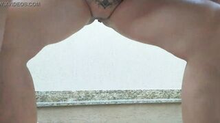 Very Cutie inked bouncing rough on the penis of the