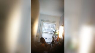 Voluptuous roomate shower spy - using bathroom