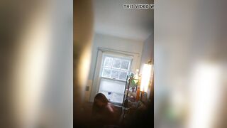Voluptuous roomate shower spy - using bathroom