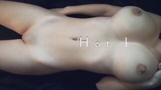 Oil strokes for a big boobed young woman