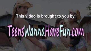 Dyke barely legal gets licked and finger fuck