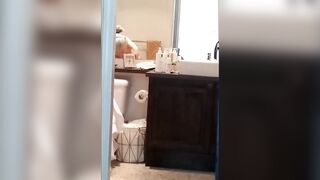 Grandma Bimbo Exposing Herself