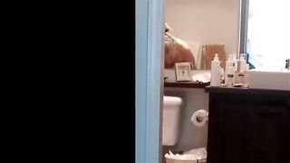 Grandma Bimbo Exposing Herself