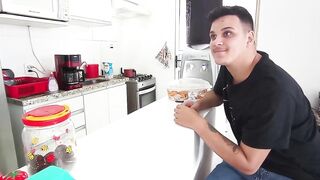 My Father caught me fucking his Godson inside his bed!