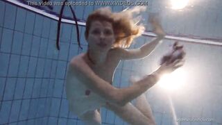 Nastya decided to do erotics underwater