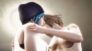 Life is Strange - Chloe and Maxine squirting orgasm -