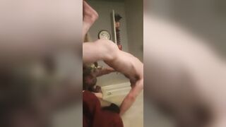 Blonde hoe jizzes rough