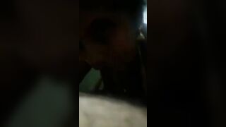 Cougar hand job into son