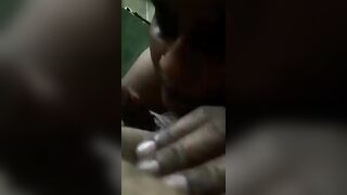 Cougar hand job into son