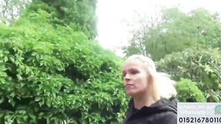 Deutsche Blonde abgeschleppt und gefickt