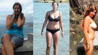 Hot Bikini Ladies - Clothed and Undressed